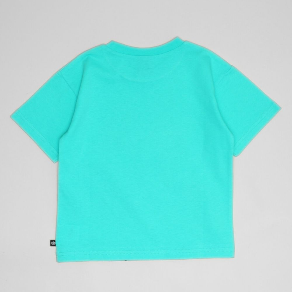 【ベビードール】ドナルド 親子お揃い BIGフェイスTシャツ 1329K / ベビーサイズ キッズ リンクコーデ ペアルック 親子コーデ トップス 半袖 クルーネック カットソー