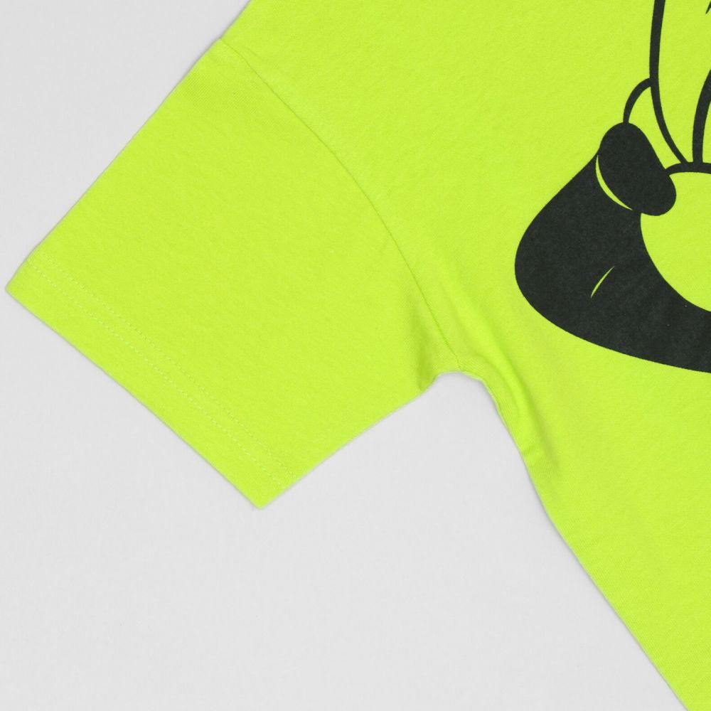 【ベビードール】ドナルド 親子お揃い BIGフェイスTシャツ 1329K / ベビーサイズ キッズ リンクコーデ ペアルック 親子コーデ トップス 半袖 クルーネック カットソー