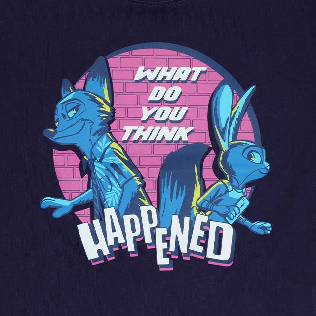 【ベビードール】ズートピア Tシャツ 1330K / ベビーサイズ キッズ トップス 半袖 クルーネック カットソー