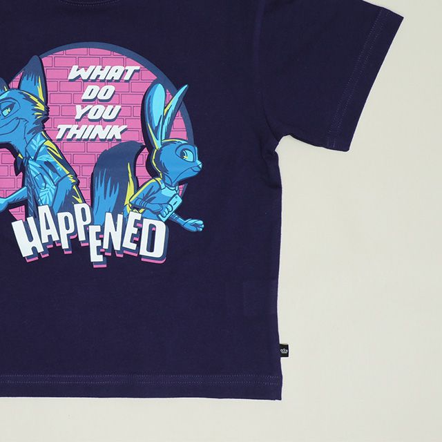 【ベビードール】ズートピア Tシャツ 1330K / ベビーサイズ キッズ トップス 半袖 クルーネック カットソー