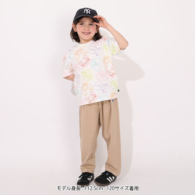 【ベビードール】ズートピア 総柄Tシャツ 1331K / ベビーサイズ キッズ トップス 半袖 クルーネック カットソー ジュディ ホップス ニック ワイルド フラッシュ スロスモア フィニック