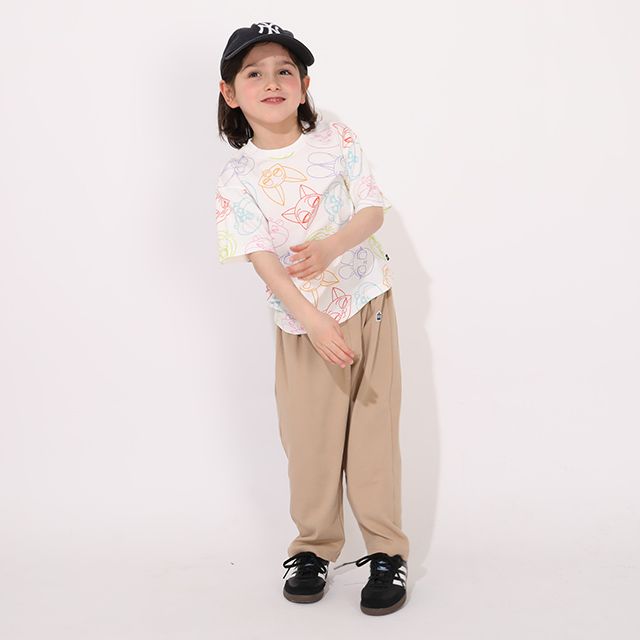 【ベビードール】ズートピア 総柄Tシャツ 1331K / ベビーサイズ キッズ トップス 半袖 クルーネック カットソー ジュディ ホップス ニック ワイルド フラッシュ スロスモア フィニック