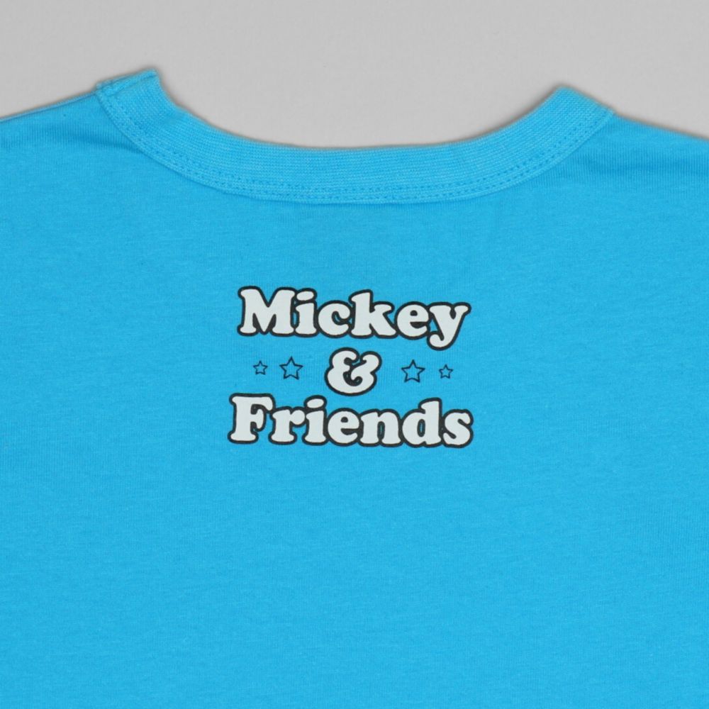 【ベビードール】チップ 手描き風ロゴキャラクターワッペンTシャツ 1334K / ベビーサイズ キッズ トップス 半袖 クルーネック カットソー