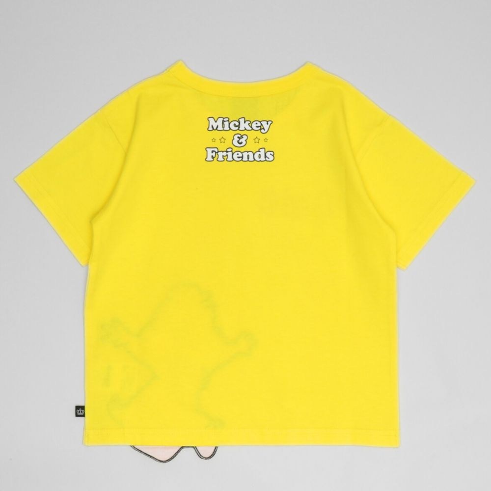 【ベビードール】デール 手描き風ロゴキャラクターワッペンTシャツ 1334K / ベビーサイズ キッズ トップス 半袖 クルーネック カットソー