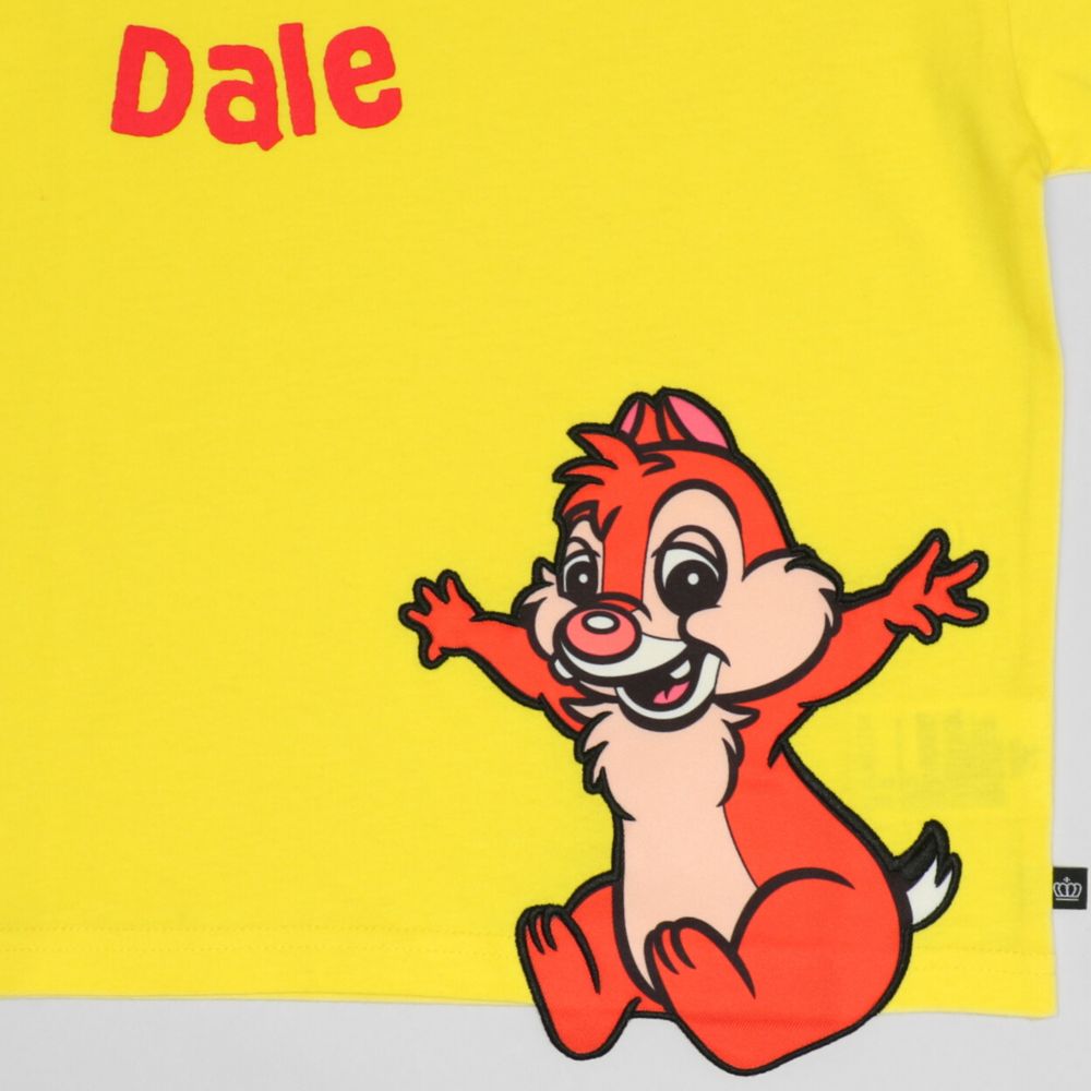 【ベビードール】デール 手描き風ロゴキャラクターワッペンTシャツ 1334K / ベビーサイズ キッズ トップス 半袖 クルーネック カットソー