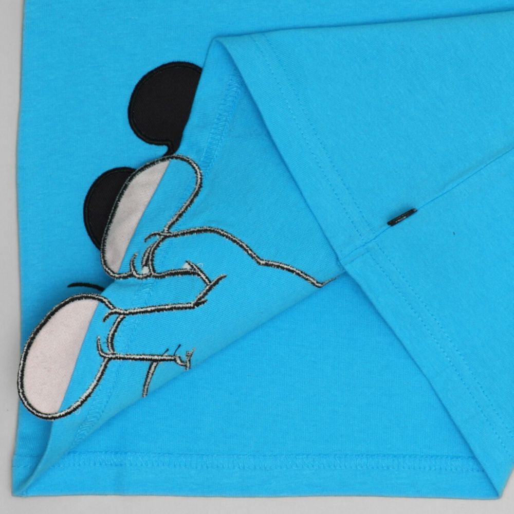 【ベビードール】デール 手描き風ロゴキャラクターワッペンTシャツ 1334K / ベビーサイズ キッズ トップス 半袖 クルーネック カットソー