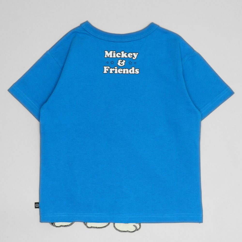 【ベビードール】プルート 手描き風ロゴキャラクターワッペンTシャツ 1334K / ベビーサイズ キッズ トップス 半袖 クルーネック カットソー