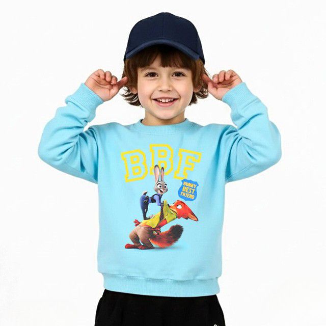 【ベビードール】ジュディ ニック ズートピア トレーナー 1336K / ベビーサイズ キッズ トップス 長袖 スウェット クルーネック 綿100％