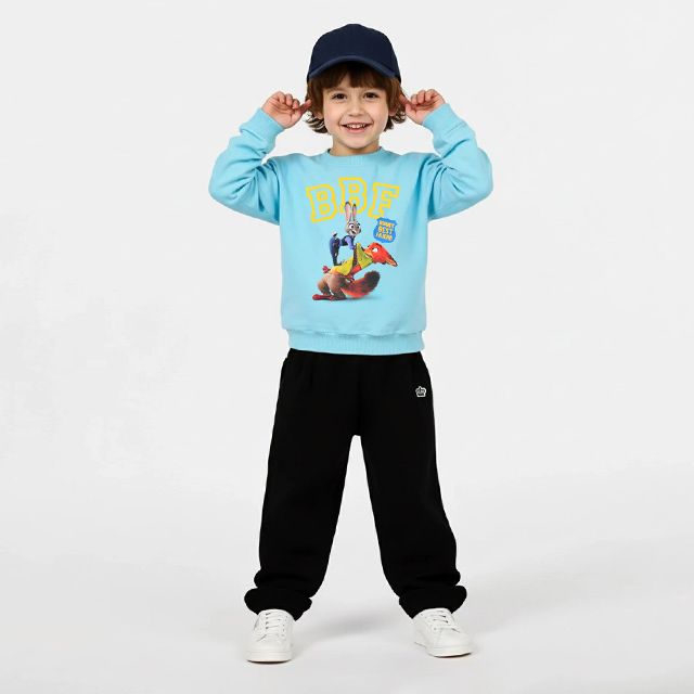 【ベビードール】ジュディ ニック ズートピア トレーナー 1336K / ベビーサイズ キッズ トップス 長袖 スウェット クルーネック 綿100％