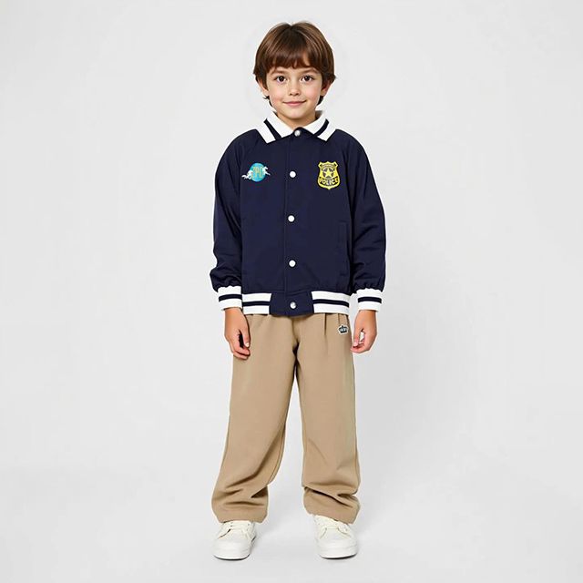 【ベビードール】ジュディ ニック ズートピア ジャケット 1337K / ベビーサイズ キッズ トップス 長袖 アウター 羽織り ナイロンジャケット MA-1 スタジャン ジャンパー ブルゾン ウィンドブレーカー 撥水加工