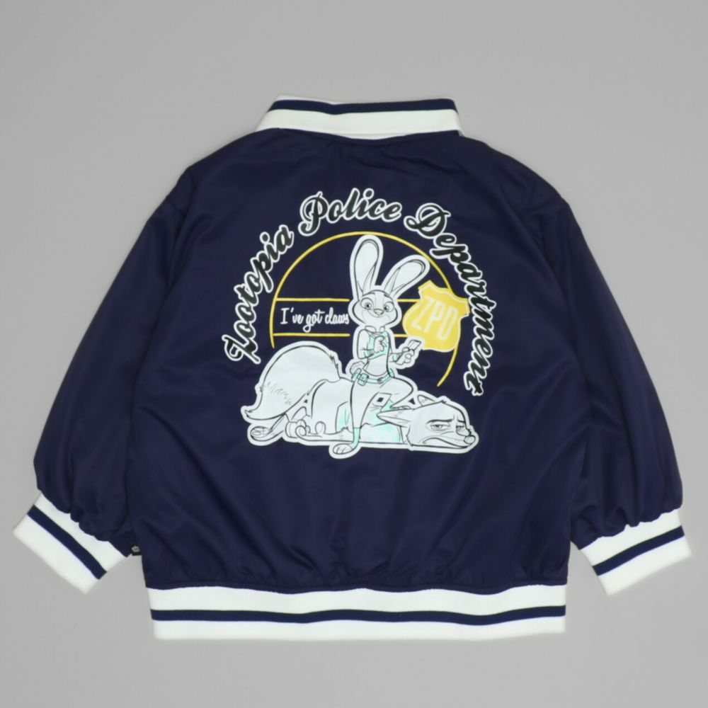 【ベビードール】ジュディ ニック ズートピア ジャケット 1337K / ベビーサイズ キッズ トップス 長袖 アウター 羽織り ナイロンジャケット MA-1 スタジャン ジャンパー ブルゾン ウィンドブレーカー 撥水加工