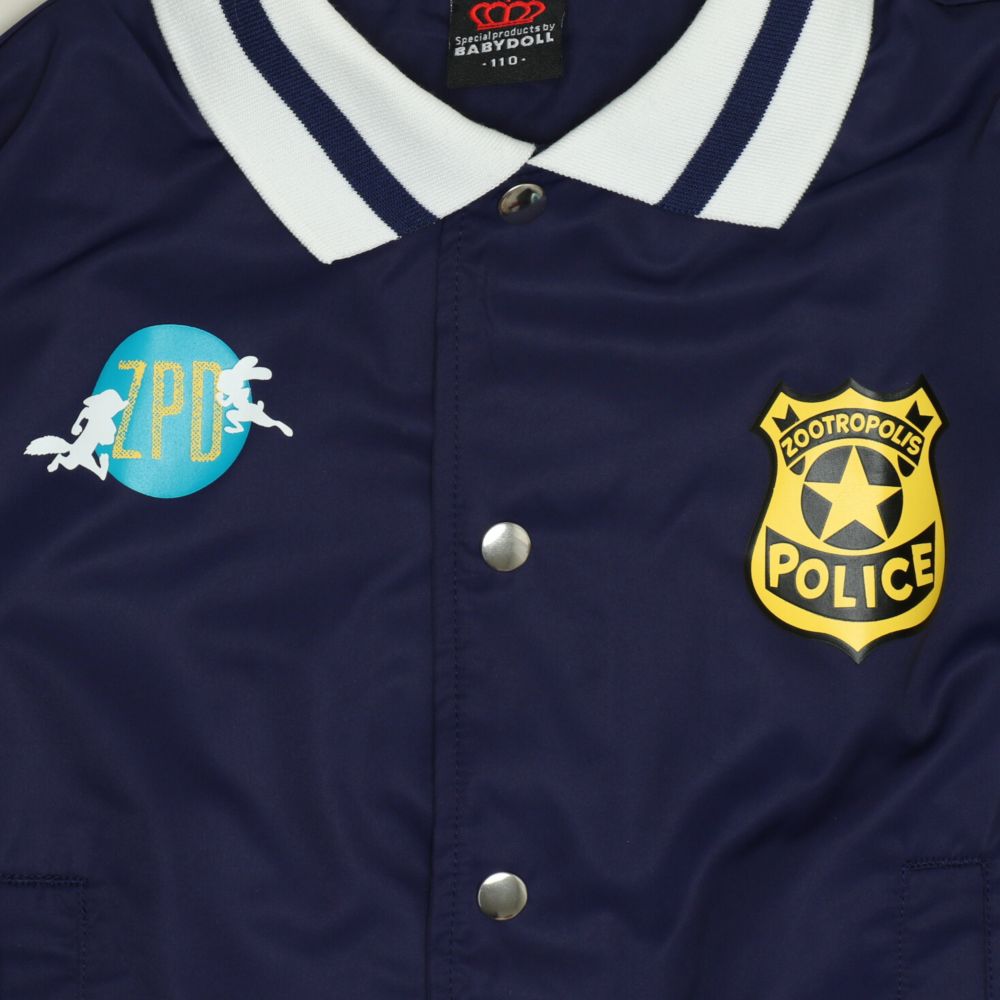 【ベビードール】ジュディ ニック ズートピア ジャケット 1337K / ベビーサイズ キッズ トップス 長袖 アウター 羽織り ナイロンジャケット MA-1 スタジャン ジャンパー ブルゾン ウィンドブレーカー 撥水加工