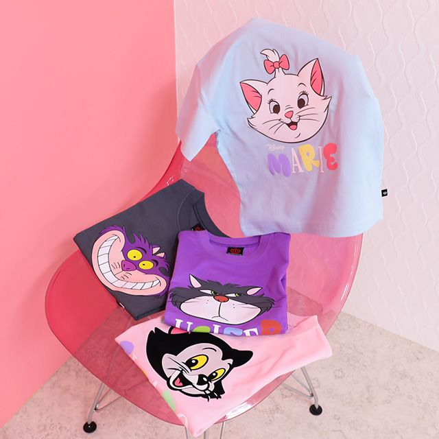 【ベビードール】フィガロ 親子お揃い フロッキーTシャツ 1341K / ベビーサイズ キッズ リンクコーデ ペアルック 親子コーデ トップス 半袖 クルーネック カットソー