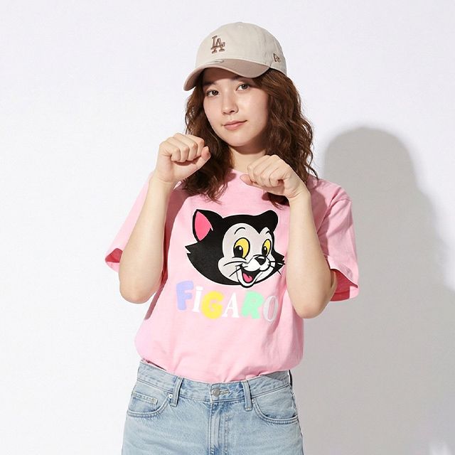 【ベビードール】ルシファー 親子お揃い フロッキーTシャツ 1341A / 大人 ユニセックス 男女兼用 リンクコーデ ペアルック 親子コーデ トップス 半袖 クルーネック カットソー