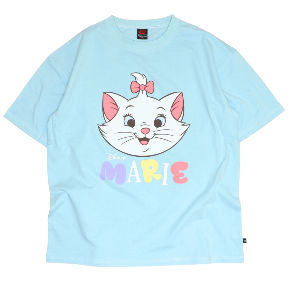 【ベビードール】マリー 親子お揃い フロッキーTシャツ 1341A / 大人 ユニセックス 男女兼用 リンクコーデ ペアルック 親子コーデ トップス 半袖 クルーネック カットソー