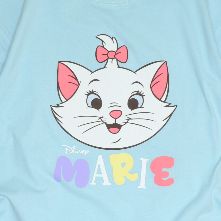 【ベビードール】マリー 親子お揃い フロッキーTシャツ 1341A / 大人 ユニセックス 男女兼用 リンクコーデ ペアルック 親子コーデ トップス 半袖 クルーネック カットソー