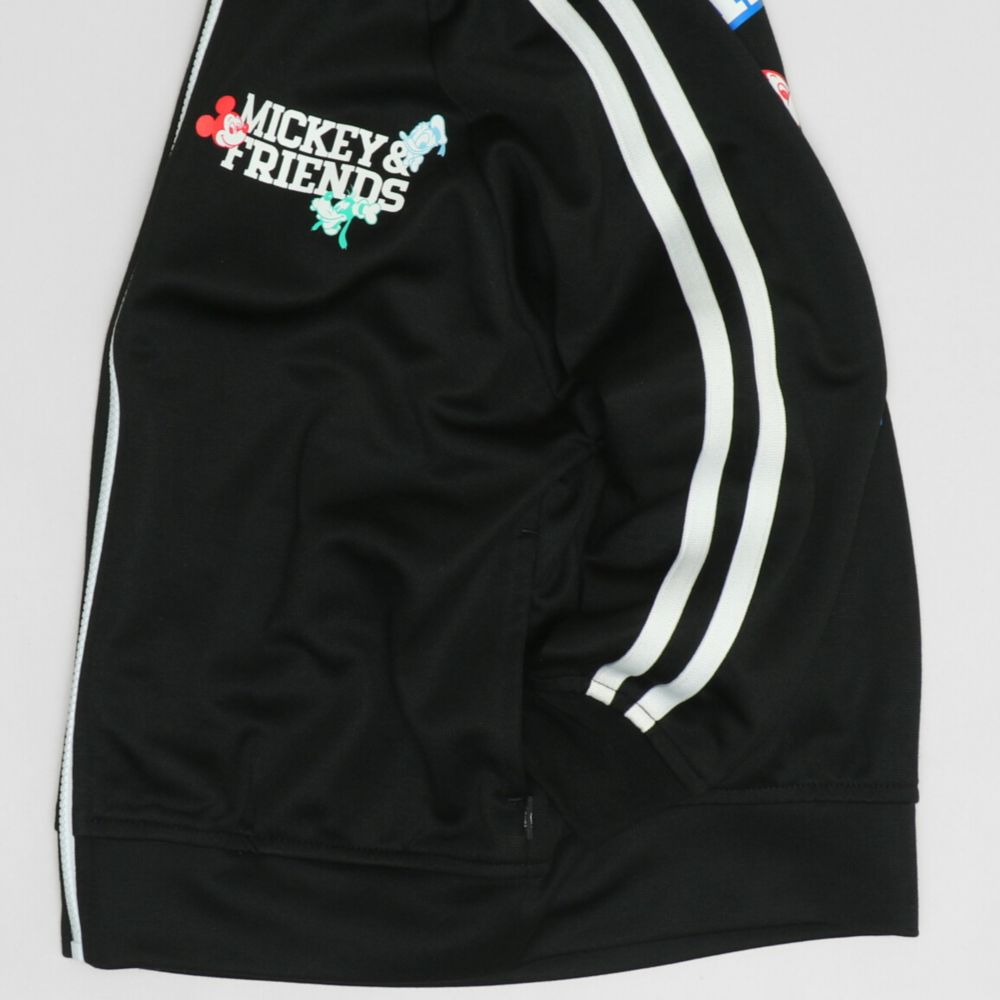 【ベビードール】ミッキー 親子お揃い ラインジャケット 1342K / ベビーサイズ キッズ リンクコーデ ペアルック 親子コーデ