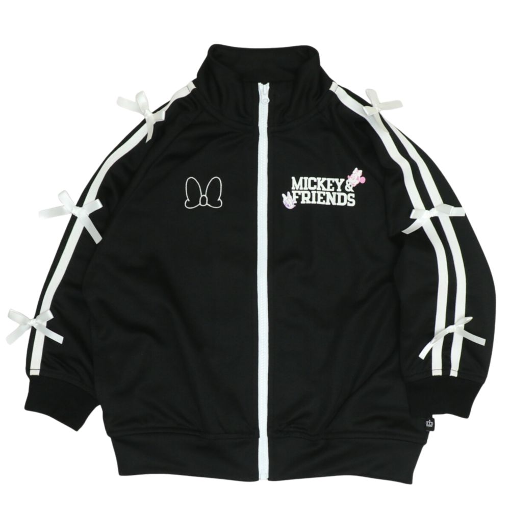 【ベビードール】ミニー 親子お揃い ラインジャケット 1342K / ベビーサイズ キッズ リンクコーデ ペアルック 親子コーデ