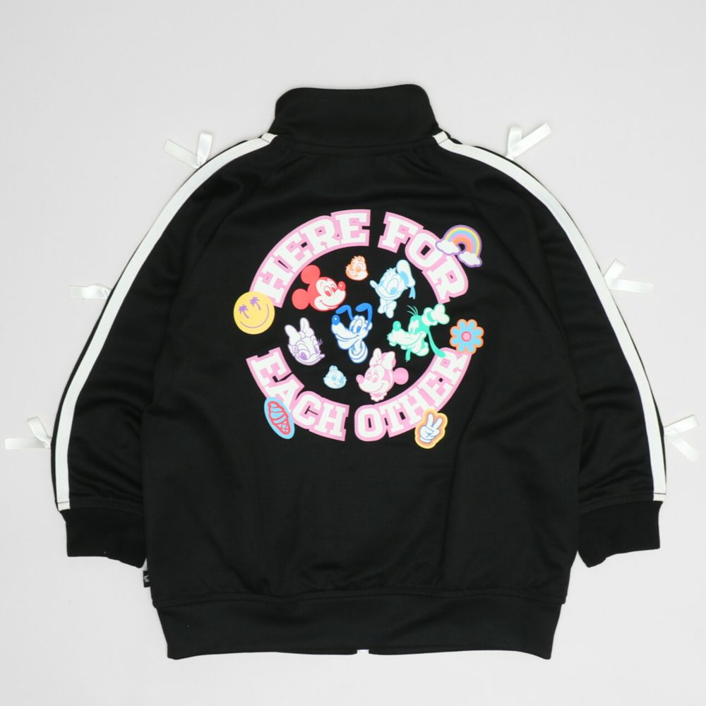 【ベビードール】ミニー 親子お揃い ラインジャケット 1342K / ベビーサイズ キッズ リンクコーデ ペアルック 親子コーデ