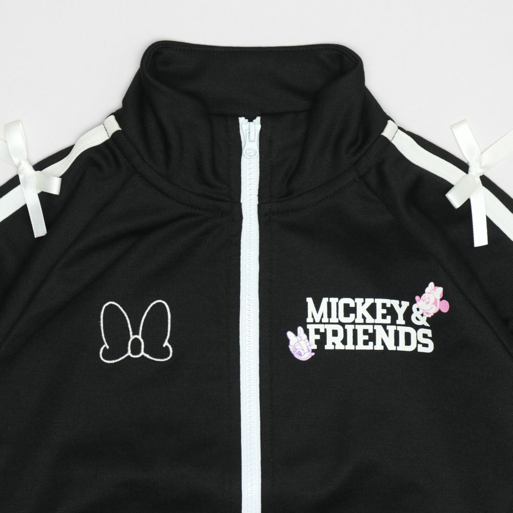 【ベビードール】ミニー 親子お揃い ラインジャケット 1342K / ベビーサイズ キッズ リンクコーデ ペアルック 親子コーデ