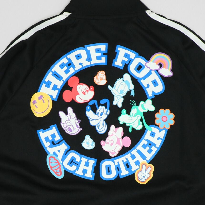 【ベビードール】ミッキー 親子お揃い ラインジャケット 1342A / 大人 ユニセックス 男女兼用 リンクコーデ ペアルック 親子コーデ