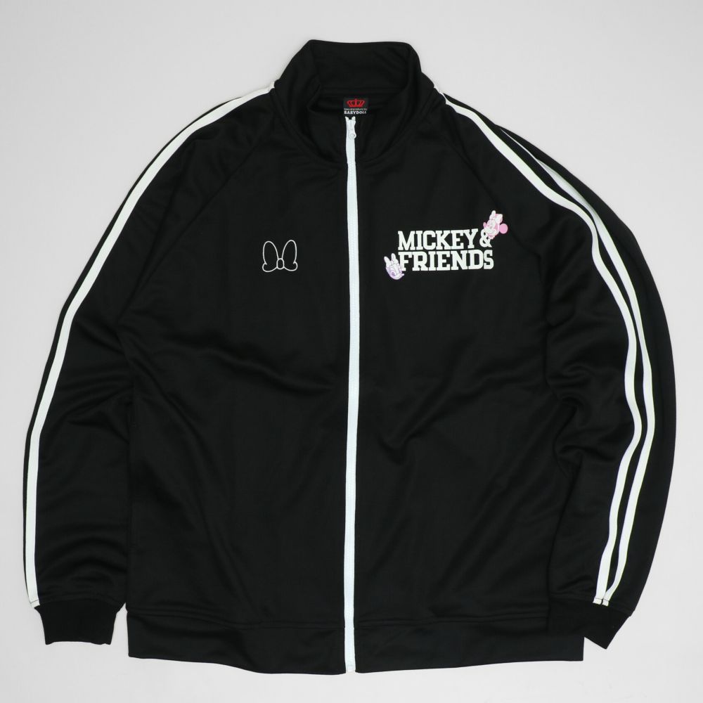 【ベビードール】ミニー 親子お揃い ラインジャケット 1342A / 大人 ユニセックス 男女兼用 リンクコーデ ペアルック 親子コーデ