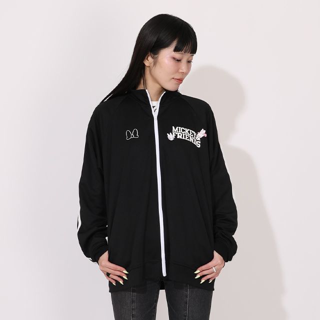 【ベビードール】ミニー 親子お揃い ラインジャケット 1342A / 大人 ユニセックス 男女兼用 リンクコーデ ペアルック 親子コーデ