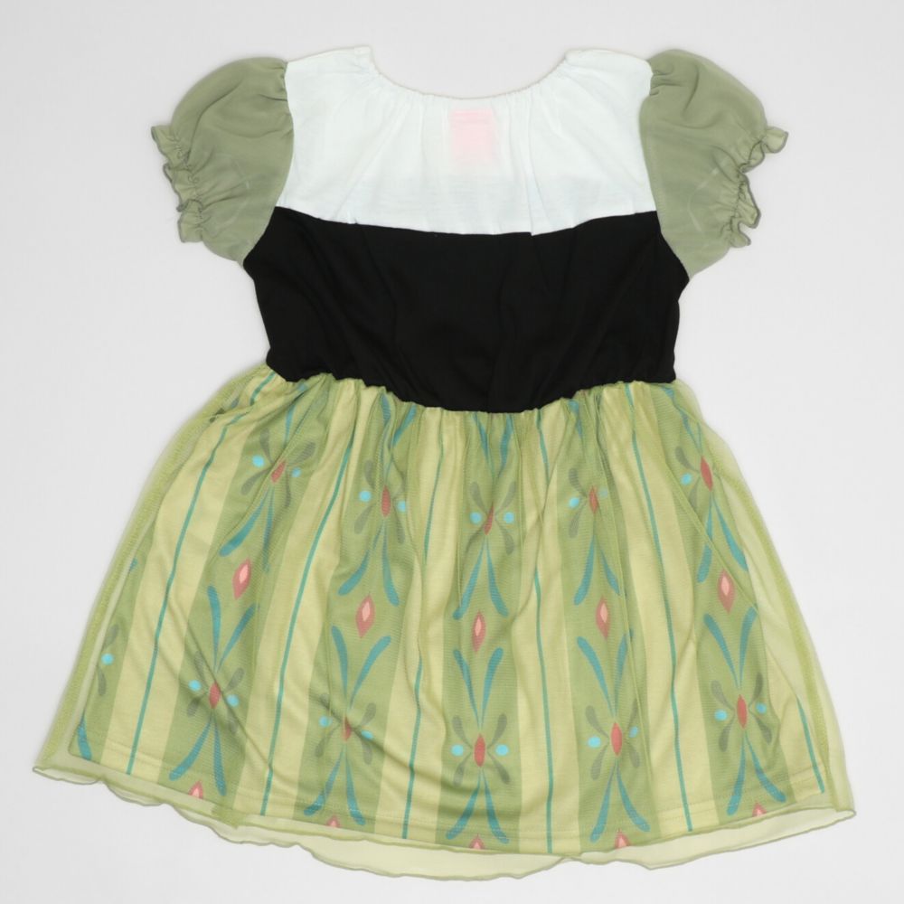 【ベビードール】アナ なりきるワンピース 1357K / ベビーサイズ キッズ トップス 半袖 ワンピース スカート プリンセス 仮装 コスチューム コスプレ 戴冠式 ドレス