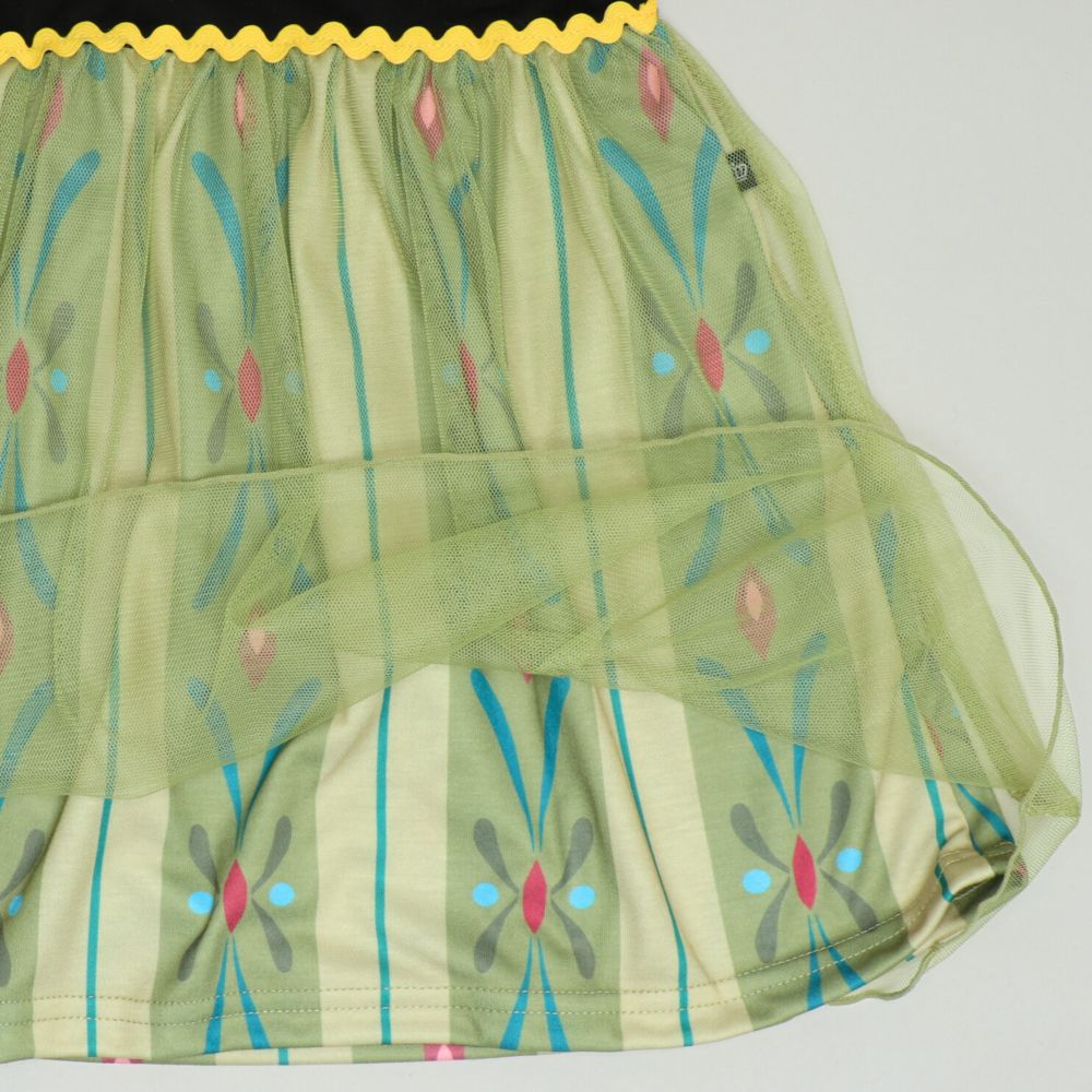 【ベビードール】アナ なりきるワンピース 1357K / ベビーサイズ キッズ トップス 半袖 ワンピース スカート プリンセス 仮装 コスチューム コスプレ 戴冠式 ドレス