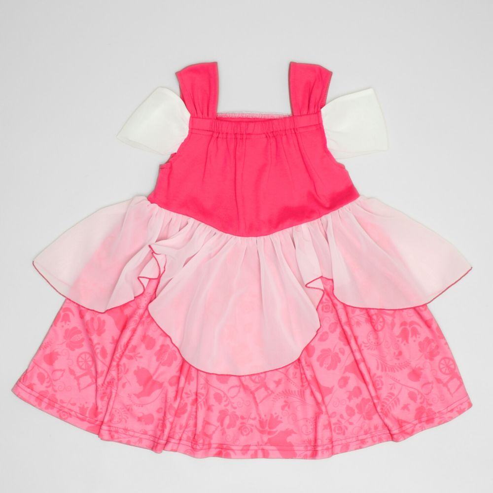 【ベビードール】オーロラ姫 なりきるワンピース 1357K / ベビーサイズ キッズ トップス 半袖 ワンピース スカート プリンセス 仮装 コスチューム コスプレ ドレス