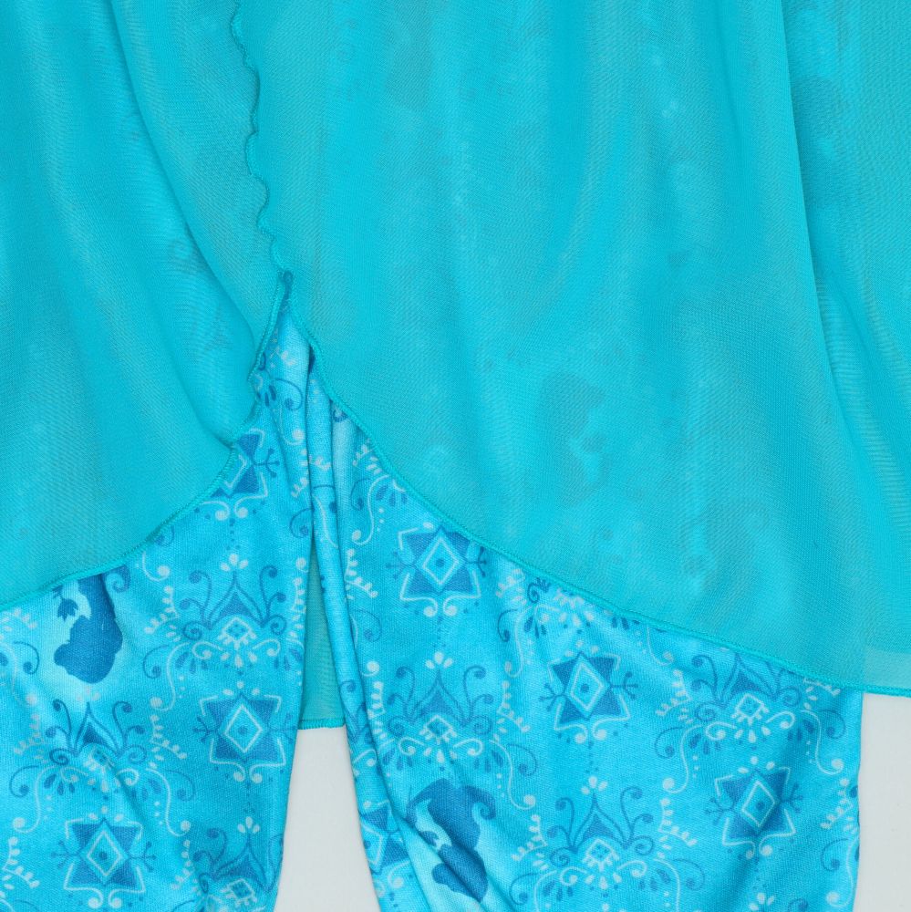 【ベビードール】ジャスミン なりきるワンピース 1357K / ベビーサイズ キッズ トップス 半袖 上下セパレート ズボン パンツ シフォン フリル ウエスト総ゴム プリンセス 仮装 コスチューム コスプレ