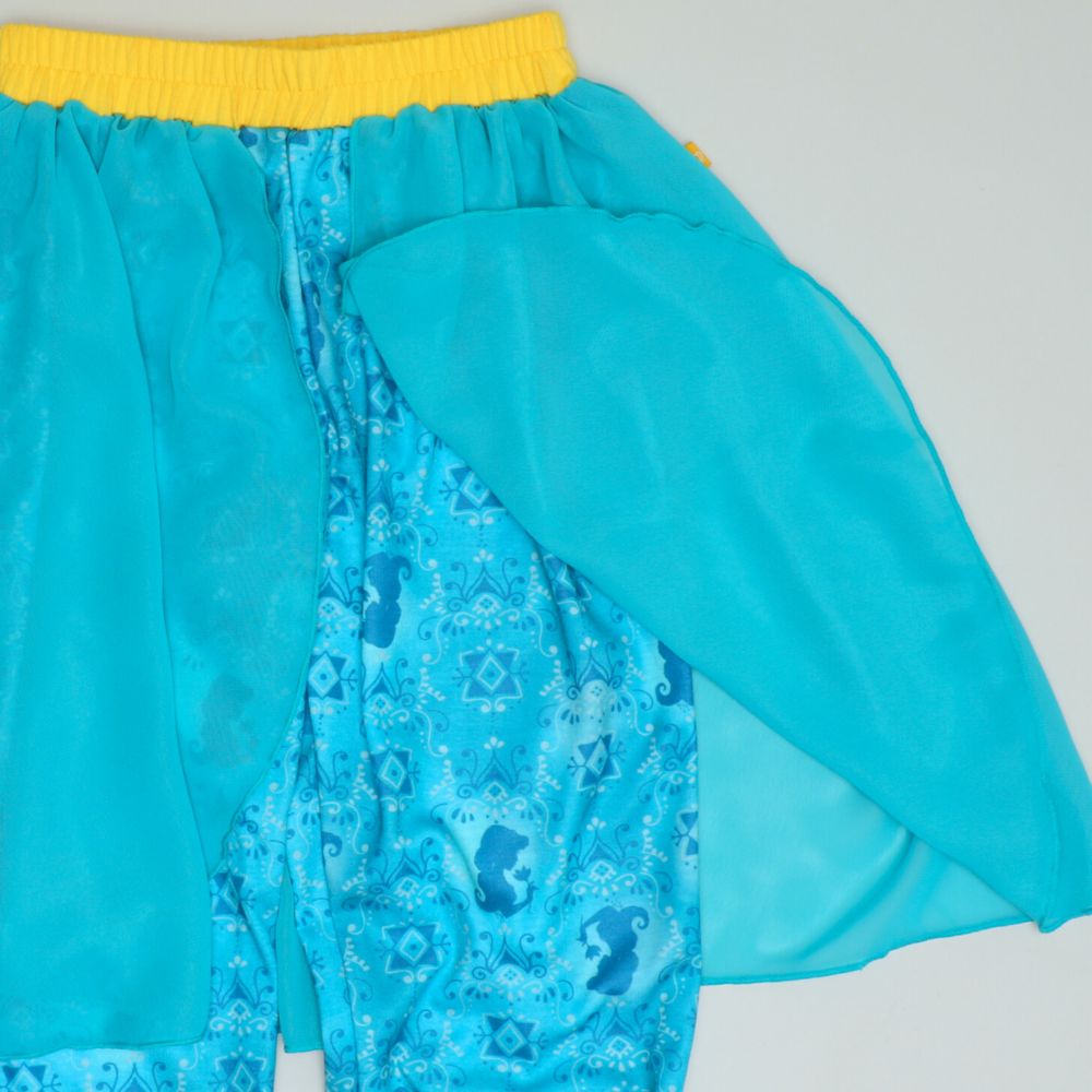 【ベビードール】ジャスミン なりきるワンピース 1357K / ベビーサイズ キッズ トップス 半袖 上下セパレート ズボン パンツ シフォン フリル ウエスト総ゴム プリンセス 仮装 コスチューム コスプレ