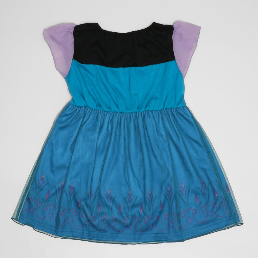 【ベビードール】エルサ なりきるワンピース 1357K / ベビーサイズ キッズ トップス 半袖 ワンピース スカート プリンセス 仮装 コスチューム コスプレ 戴冠式 ドレス