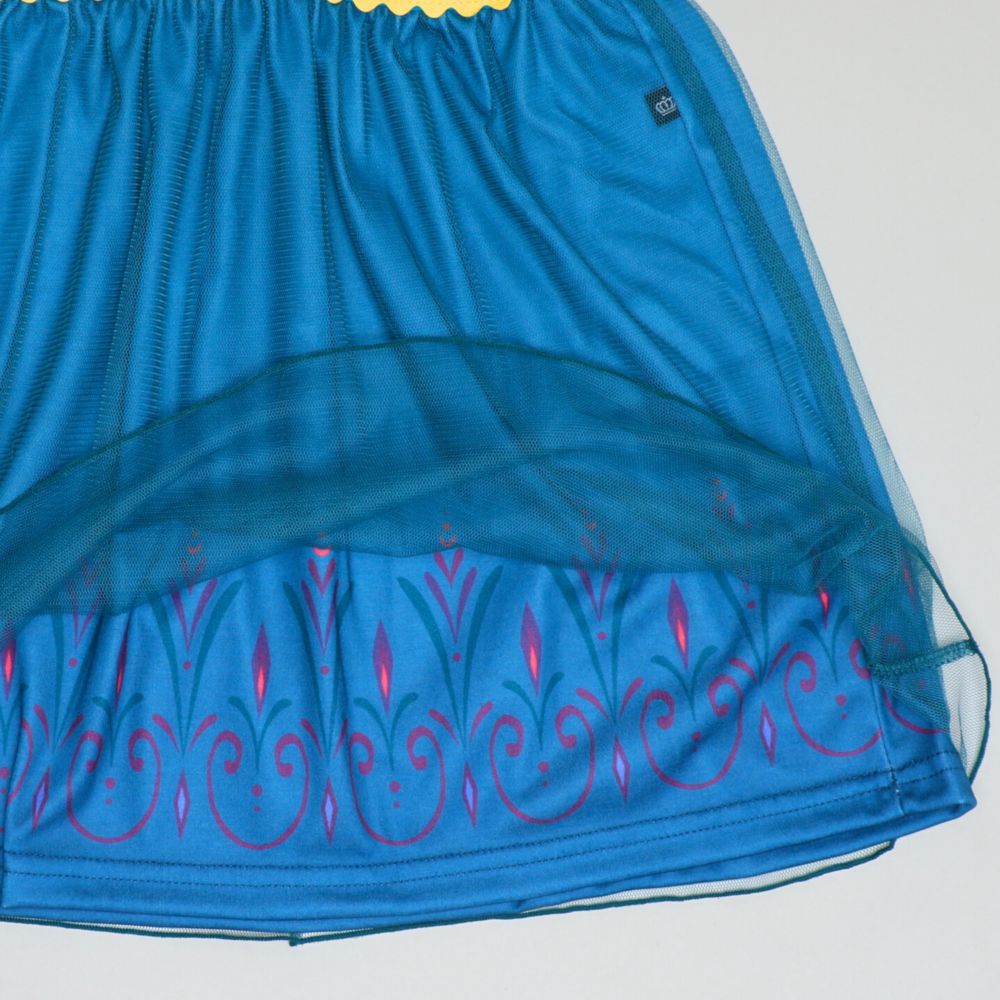 【ベビードール】エルサ なりきるワンピース 1357K / ベビーサイズ キッズ トップス 半袖 ワンピース スカート プリンセス 仮装 コスチューム コスプレ 戴冠式 ドレス