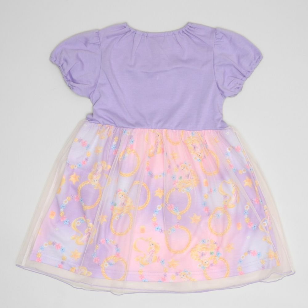 【ベビードール】ラプンツェル なりきるワンピース 1357K / ベビーサイズ キッズ トップス 半袖 ワンピース スカート プリンセス 仮装 コスチューム コスプレ ドレス