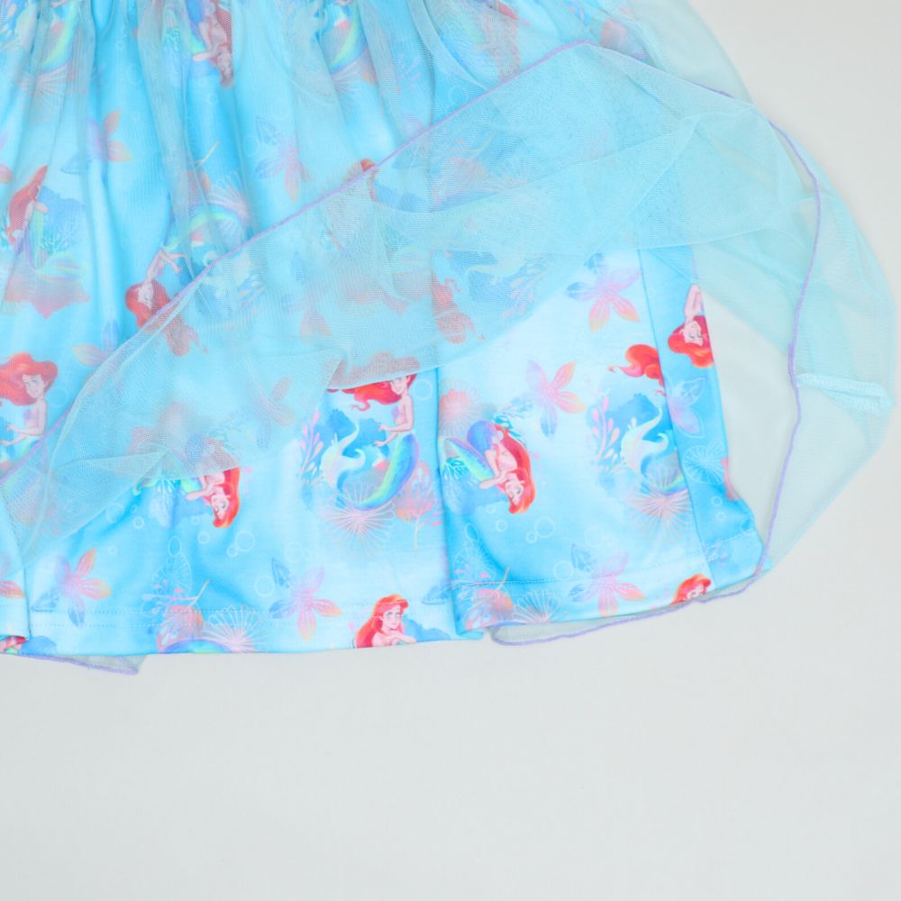 【ベビードール】アリエル なりきるワンピース 1357K / ベビーサイズ キッズ トップス 半袖 ワンピース スカート プリンセス 仮装 コスチューム コスプレ ドレス