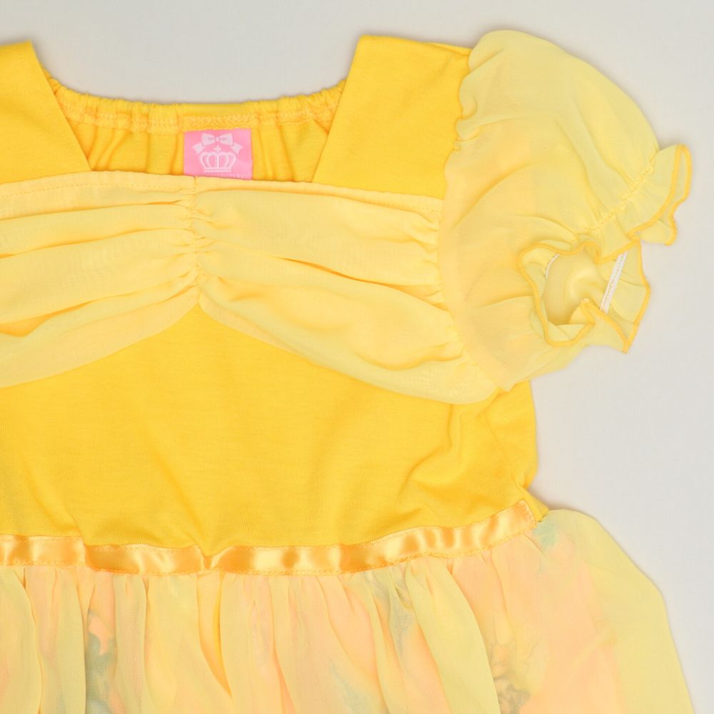 【ベビードール】ベル なりきるワンピース 1357K / ベビーサイズ キッズ トップス 半袖 ワンピース スカート プリンセス 仮装 コスチューム コスプレ ドレス