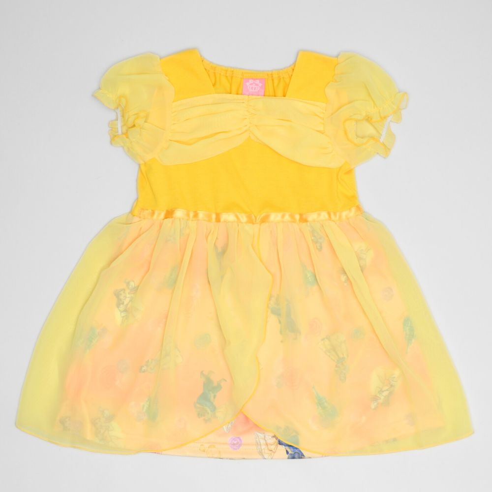 【ベビードール】ベル なりきるワンピース 1357K / ベビーサイズ キッズ トップス 半袖 ワンピース スカート プリンセス 仮装 コスチューム コスプレ ドレス