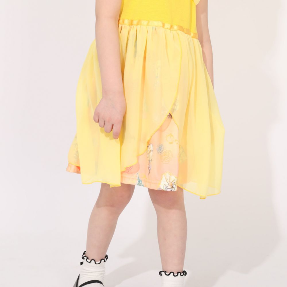 【ベビードール】ベル なりきるワンピース 1357K / ベビーサイズ キッズ トップス 半袖 ワンピース スカート プリンセス 仮装 コスチューム コスプレ ドレス