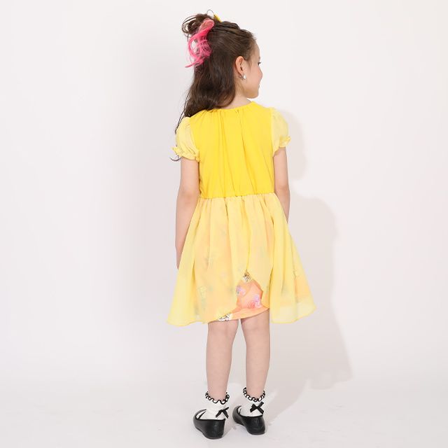 【ベビードール】ベル なりきるワンピース 1357K / ベビーサイズ キッズ トップス 半袖 ワンピース スカート プリンセス 仮装 コスチューム コスプレ ドレス