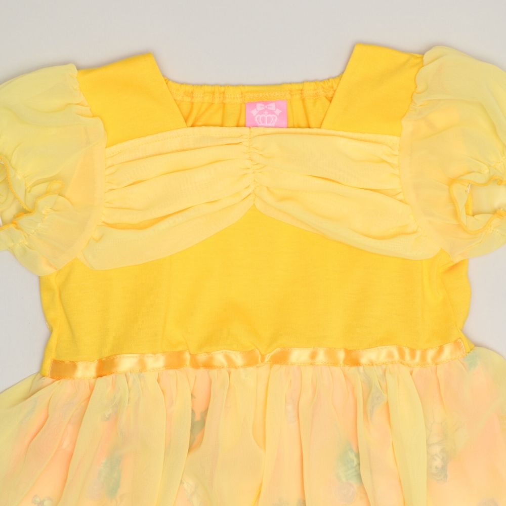 【ベビードール】ベル なりきるワンピース 1357K / ベビーサイズ キッズ トップス 半袖 ワンピース スカート プリンセス 仮装 コスチューム コスプレ ドレス