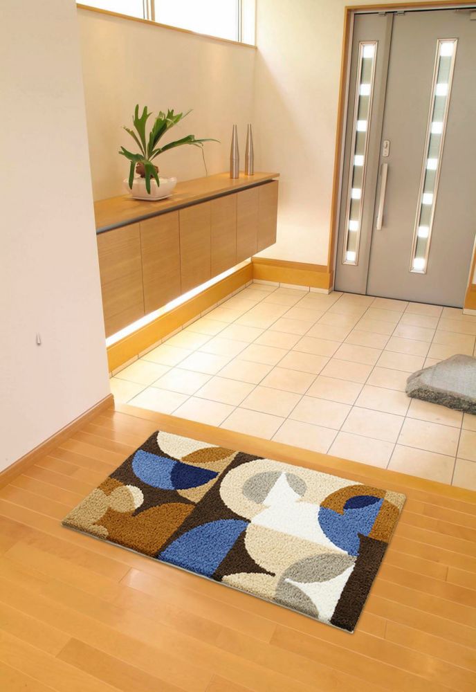 ミッキー セミサークルマット DMM-4041 50&times;80cm