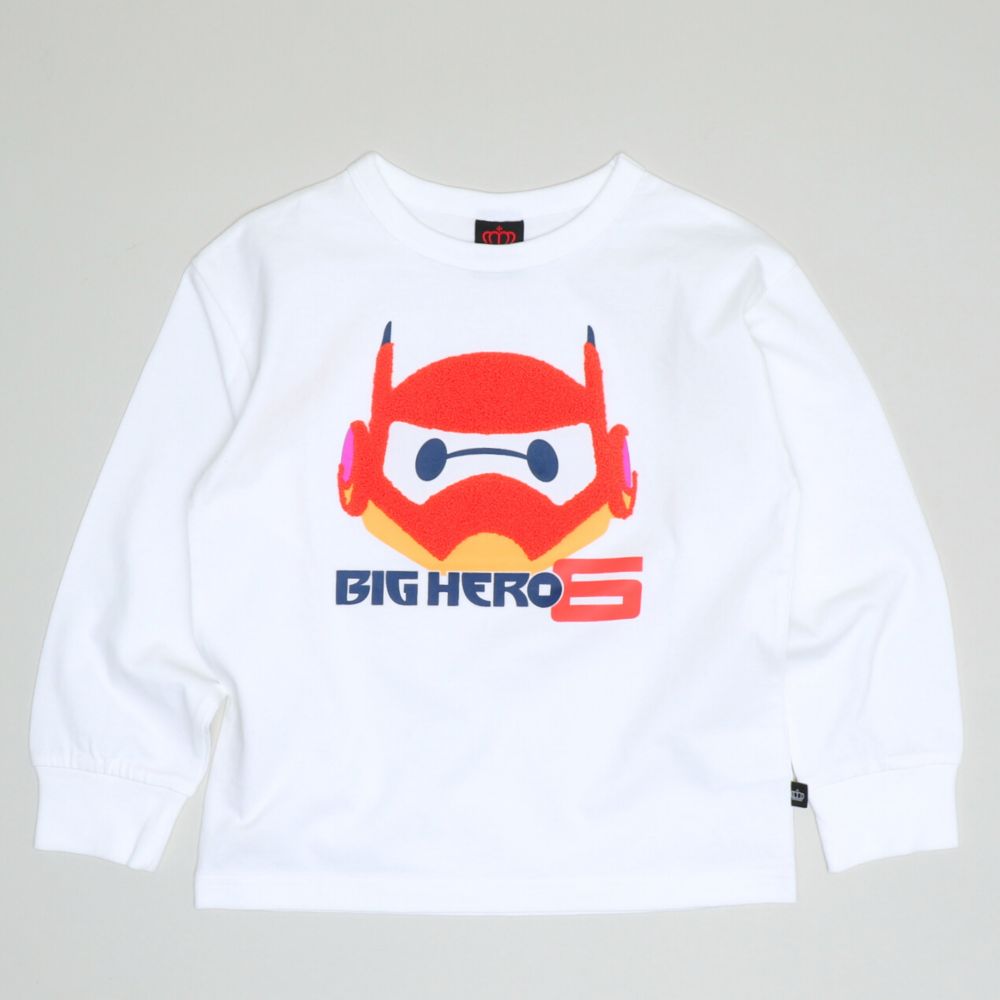 【ベビードール】ベイマックス サガラロンT 1569K / ベビーサイズ キッズ トップス 長袖 Tシャツ クルーネック 天竺素材 サガラ刺繍 シンプル