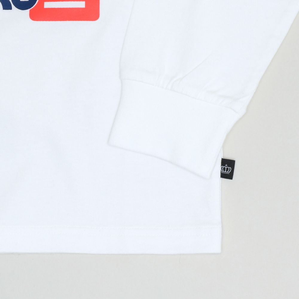 【ベビードール】ベイマックス サガラロンT 1569K / ベビーサイズ キッズ トップス 長袖 Tシャツ クルーネック 天竺素材 サガラ刺繍 シンプル