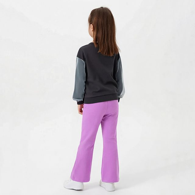 【ベビードール】アナ エルサ チュール袖トレーナー 1571K / ベビーサイズ キッズ トップス 長袖 トレーナー クルーネック ガーリー