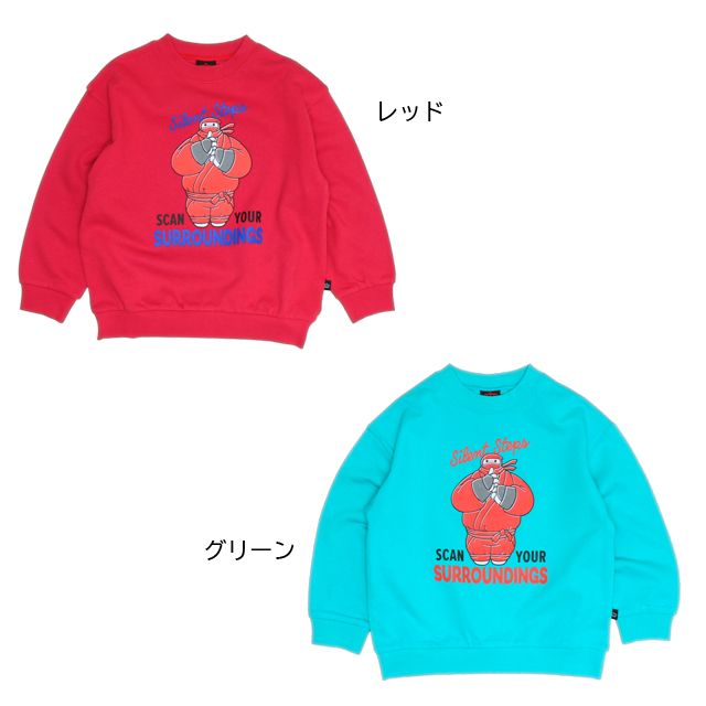 【ベビードール】ベイマックス キャラクタートレーナー 1604K / ベビーサイズ キッズ トップス 長袖 トレーナー クルーネック 忍者