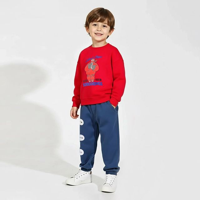 【ベビードール】ベイマックス キャラクタートレーナー 1604K / ベビーサイズ キッズ トップス 長袖 トレーナー クルーネック 忍者