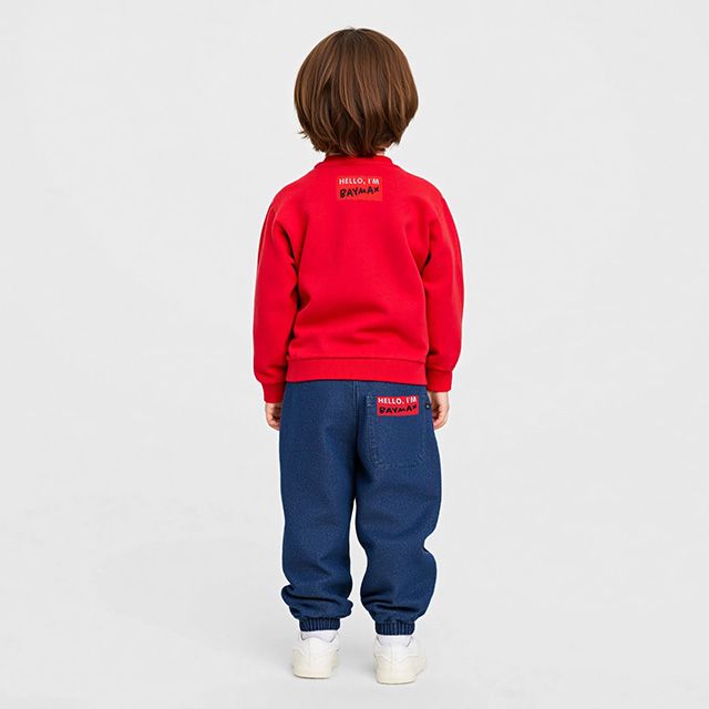 【ベビードール】ベイマックス キャラクタートレーナー 1604K / ベビーサイズ キッズ トップス 長袖 トレーナー クルーネック 忍者