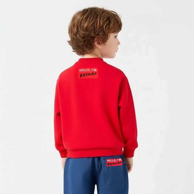 【ベビードール】ベイマックス キャラクタートレーナー 1604K / ベビーサイズ キッズ トップス 長袖 トレーナー クルーネック 忍者