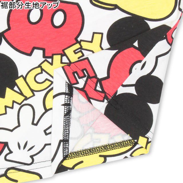 【ベビードール】ミッキー ギフトBOX付き 3点ギフトセット 1955B 【DY】 / ベビーサイズ 赤ちゃん 出産祝い 贈り物 プレゼント ベビー服 半袖 半ズボン ハーフパンツ スタイ（リバーシブル仕様/防水シート入/2段階調整可） トータルコーディネート 綿100% なりきる